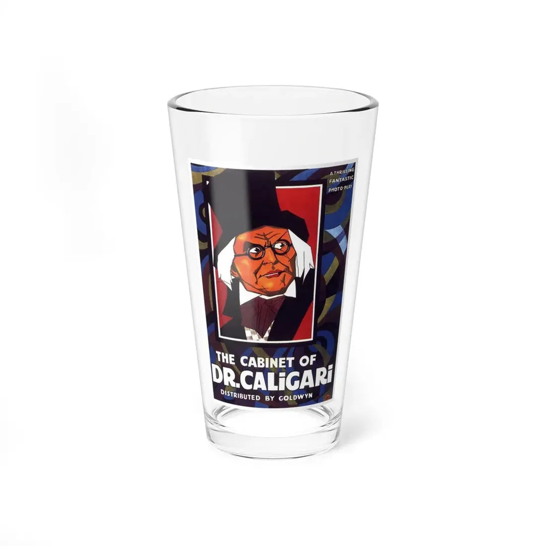THE CABINET OF DR. CALIGARI (2) 1920 Movie Poster - Pint Glass 16oz 16oz - Go Mug Yourself