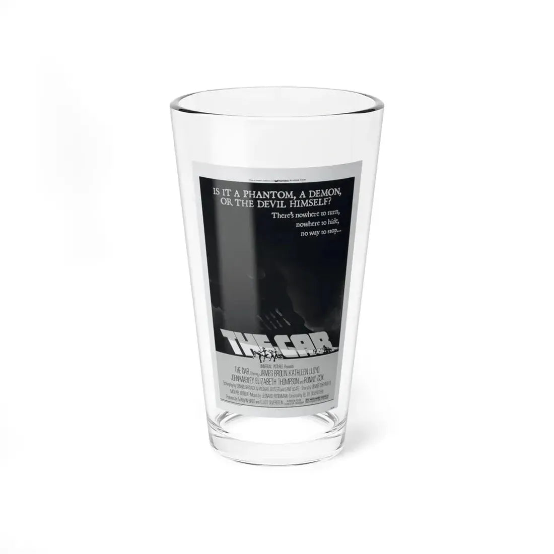 THE CAR 1977 Movie Poster - Pint Glass 16oz 16oz - Go Mug Yourself