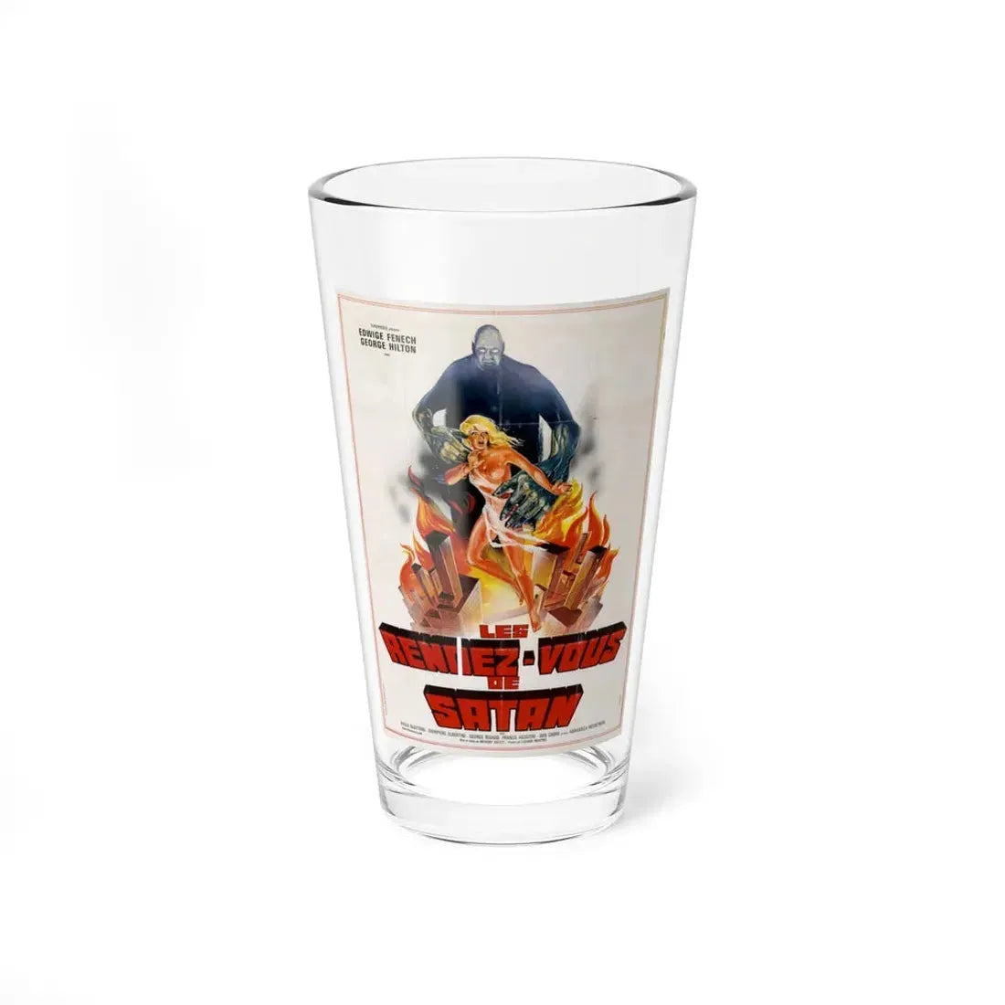 THE CASE OF THE BLOODY IRIS (FRENCH) 1972 Movie Poster - Pint Glass 16oz 16oz - Go Mug Yourself