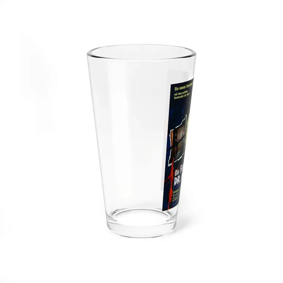 THE CASTLE OF FU MANCHU (GERMANY) 1969 Movie Poster - Pint Glass 16oz - Go Mug Yourself