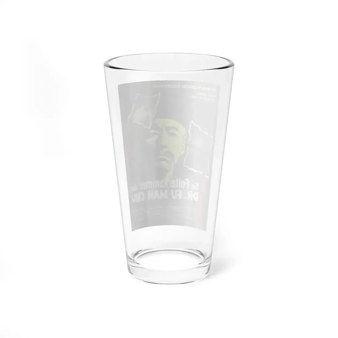 THE CASTLE OF FU MANCHU (GERMANY) 1969 Movie Poster - Pint Glass 16oz - Go Mug Yourself