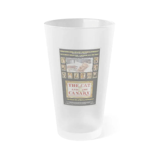 THE CAT AND THE CANARY 1978 Movie Poster - Frosted Pint Glass 16oz Default Title - Go Mug Yourself