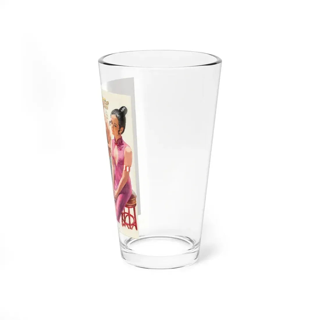 The Cave of the Chinese Skeletons, paperback cover illustration - Pint Glass 16oz - Go Mug Yourself