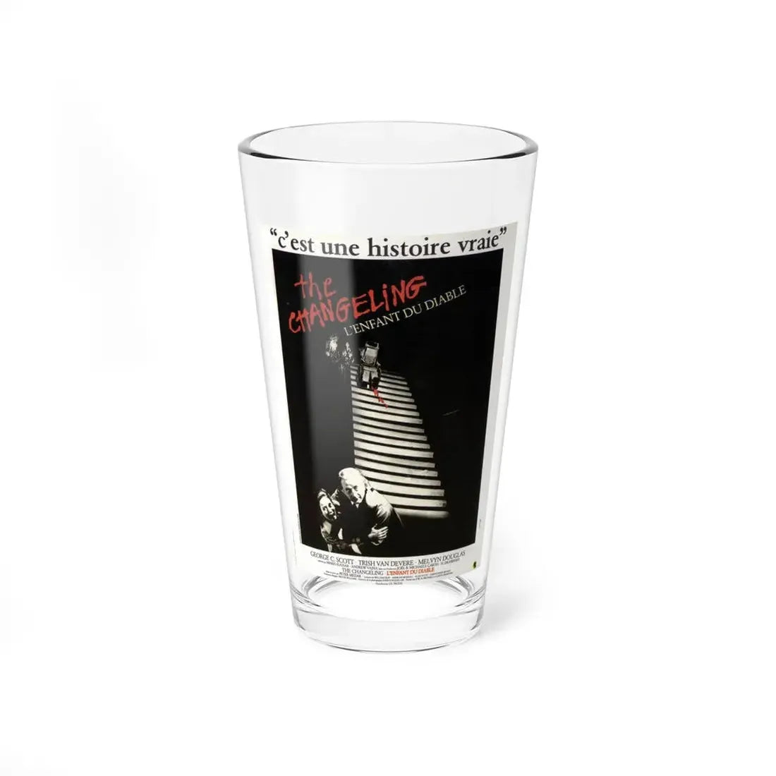 THE CHANGELING (FRENCH) 1980 Movie Poster - Pint Glass 16oz 16oz - Go Mug Yourself