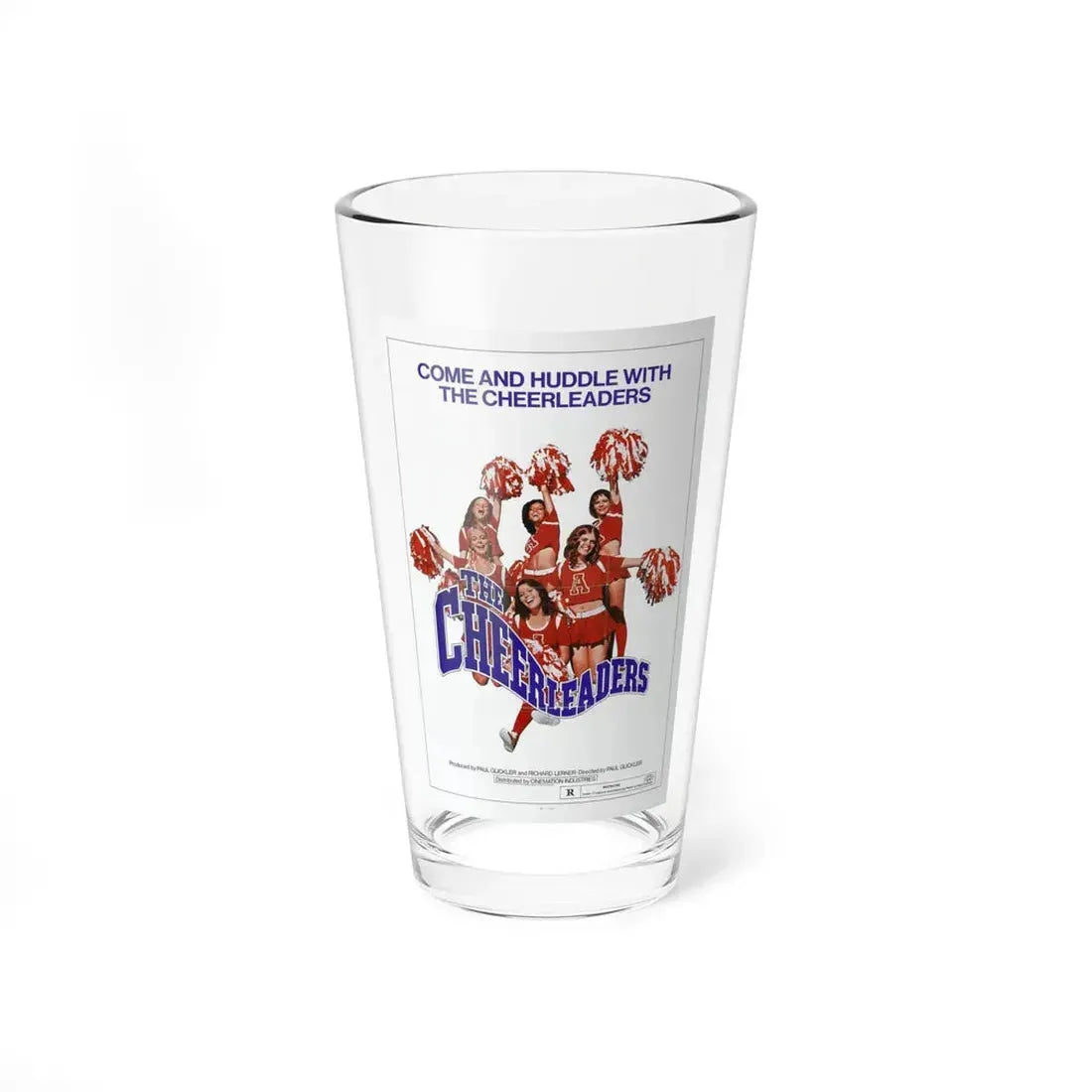THE CHEERLEADERS 1973 Movie Poster - Pint Glass 16oz 16oz - Go Mug Yourself