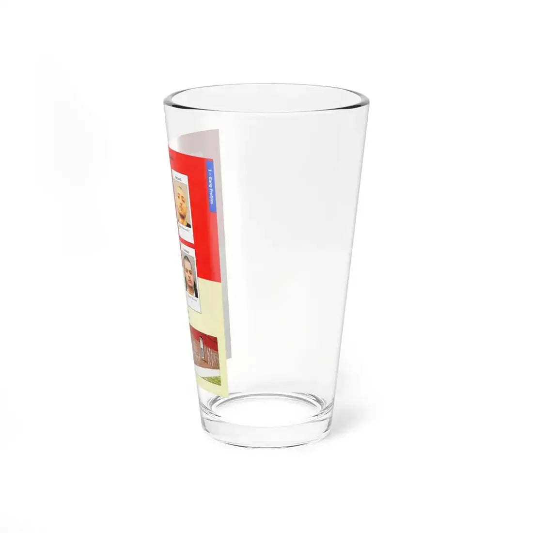 The Chicago Gang Book Page 109 - Latin Kings Members (Spot, Cuba, PJ, Meio, Rambo, Fofi) - Pint Glass 16oz - Go Mug Yourself