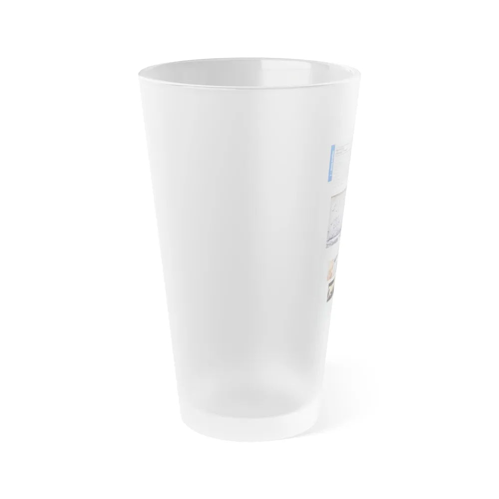 The Chicago Gang Book Page 132 - Pachucos Identifiers - Frosted Pint Glass 16oz-Go Mug Yourself