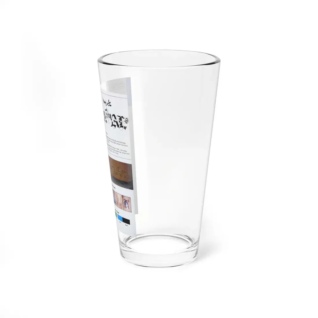 The Chicago Gang Book Page 148 - Simon City Royals Identifiers - Pint Glass 16oz - Go Mug Yourself