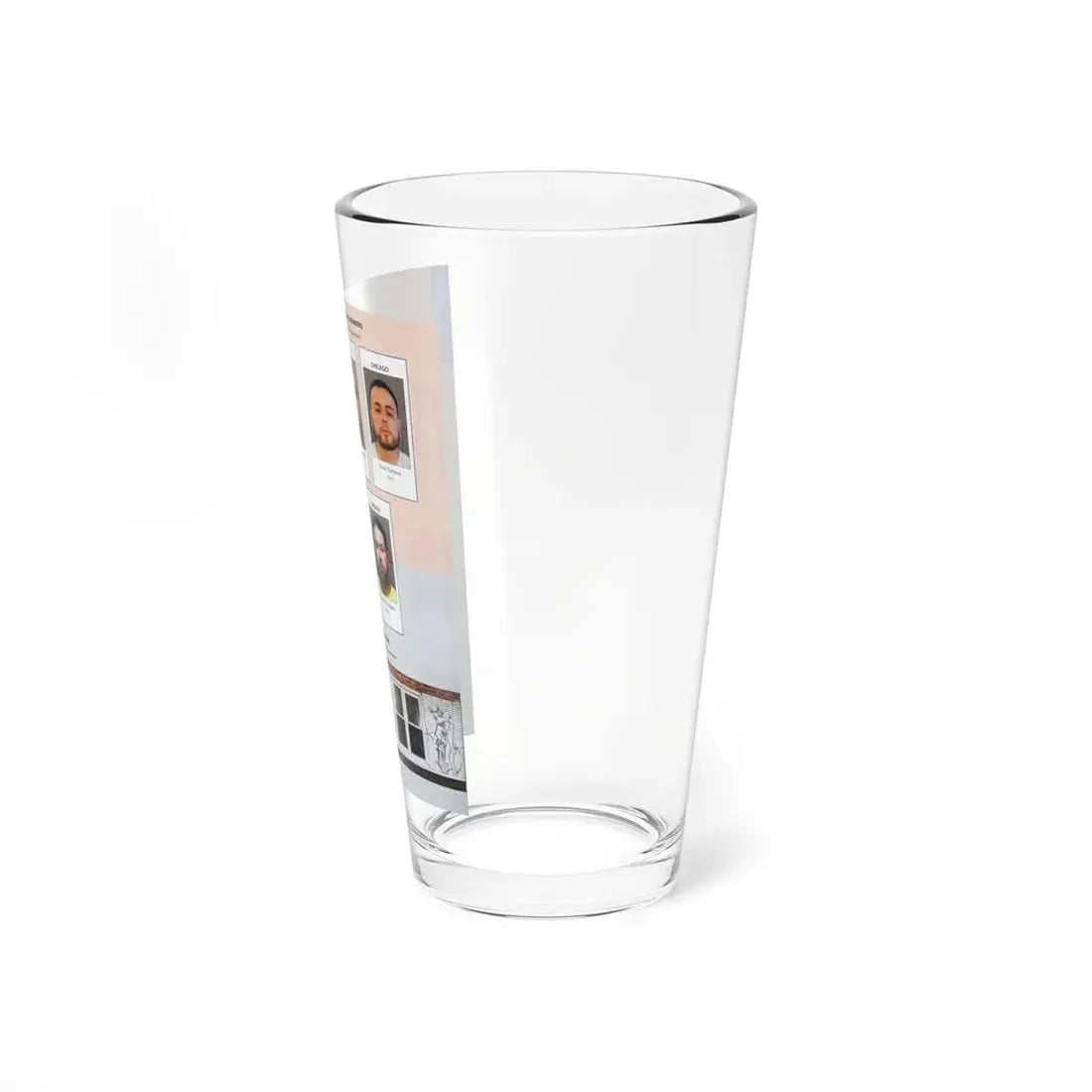 The Chicago Gang Book Page 166 - Two Six Members (Lolo, Fester, Wedo, Playboy, Shadow) - Pint Glass 16oz - Go Mug Yourself