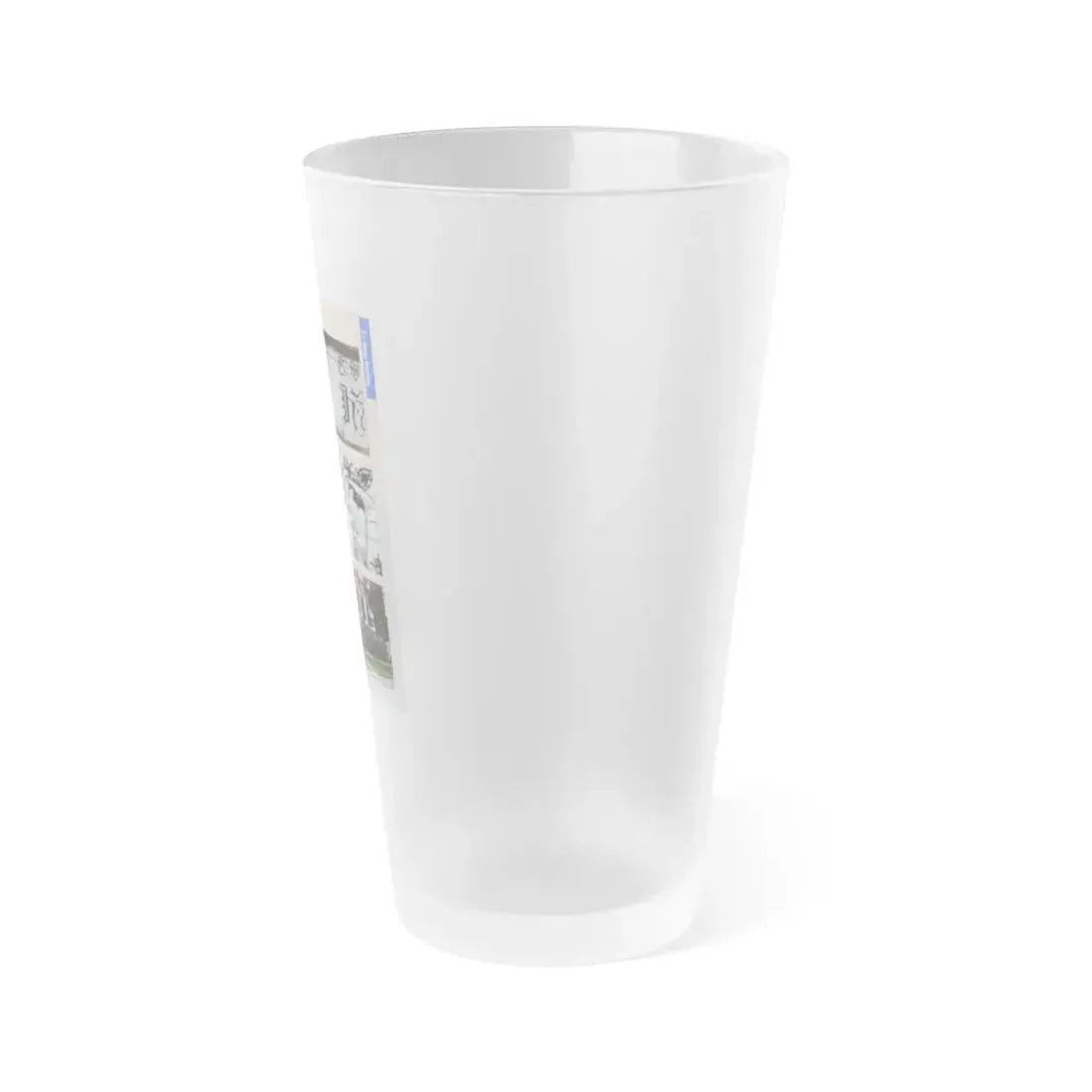 The Chicago Gang Book Page 167 - Two Six Identifiers - Frosted Pint Glass 16oz - Go Mug Yourself