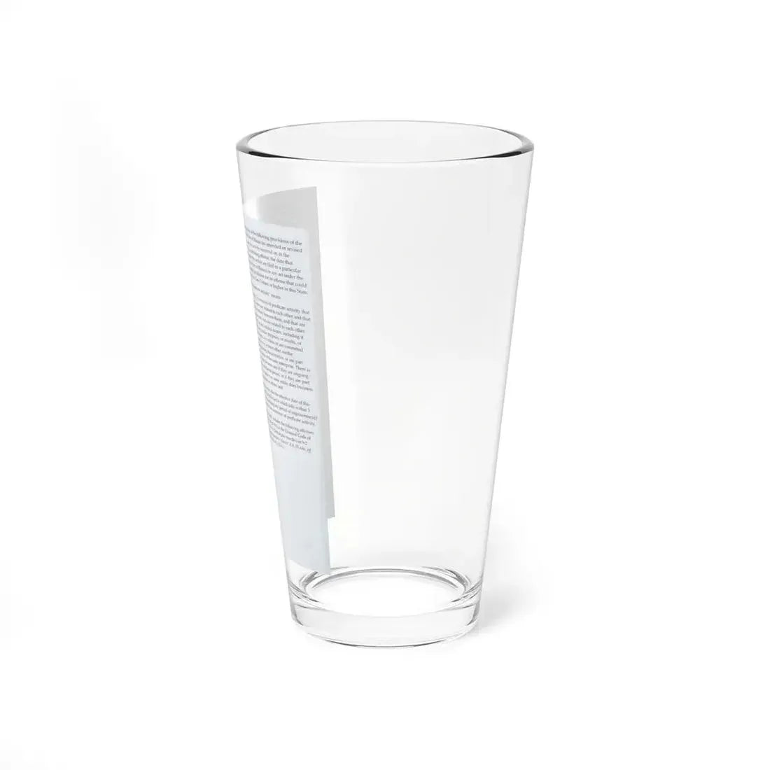 The Chicago Gang Book Page 18 - Pint Glass 16oz - Go Mug Yourself