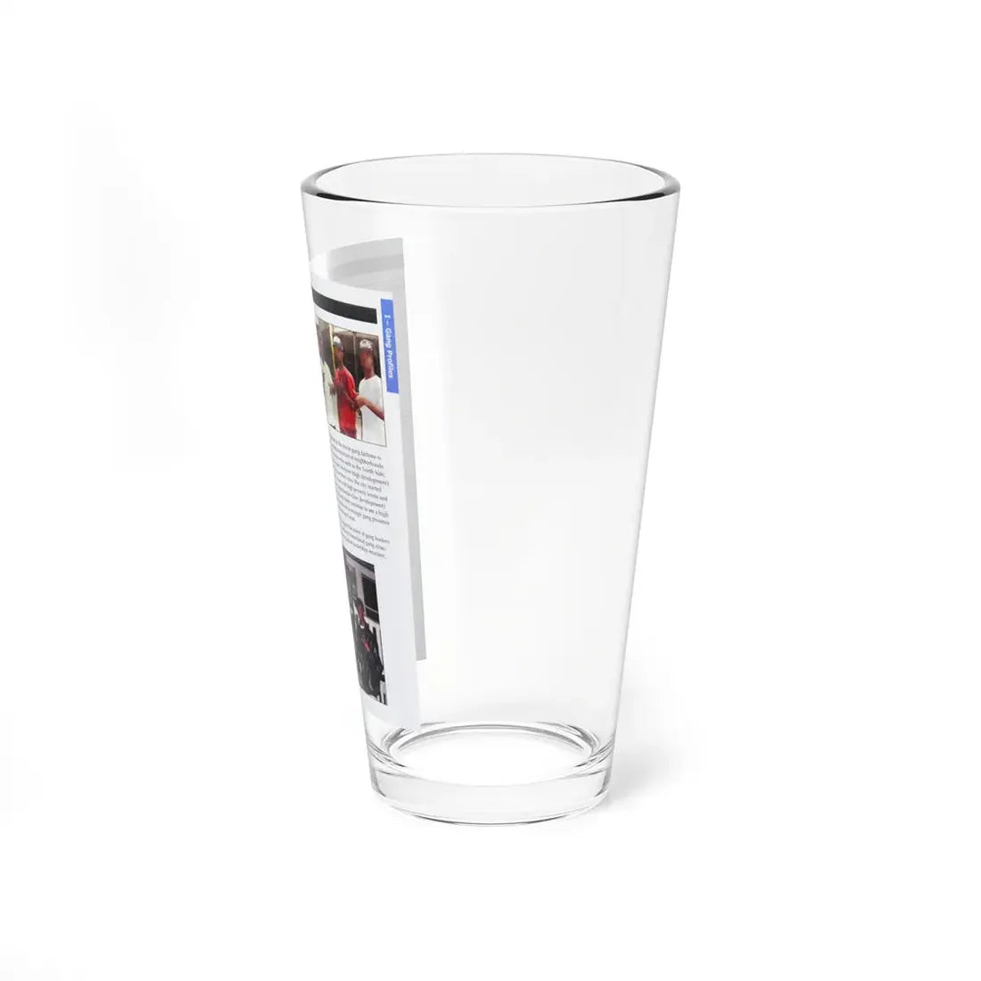 The Chicago Gang Book Page 191 - Gang Factions - Pint Glass 16oz - Go Mug Yourself