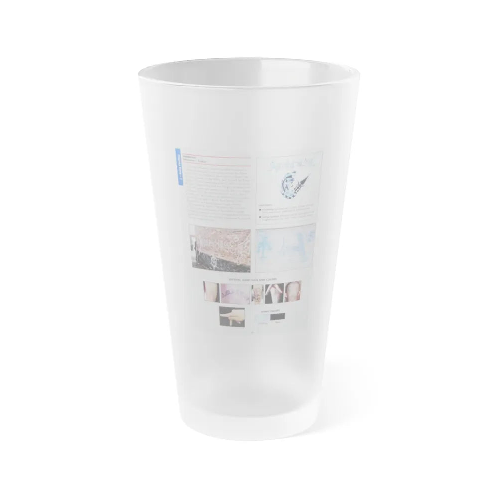 The Chicago Gang Book Page 22 - Ambrose Identifiers - Frosted Pint Glass 16oz-16oz-Frosted-Go Mug Yourself