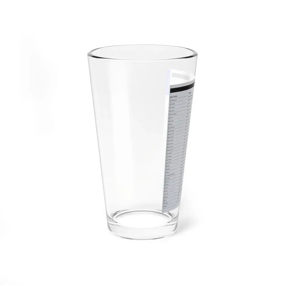 The Chicago Gang Book Page 263 - Sets - Pint Glass 16oz - Go Mug Yourself