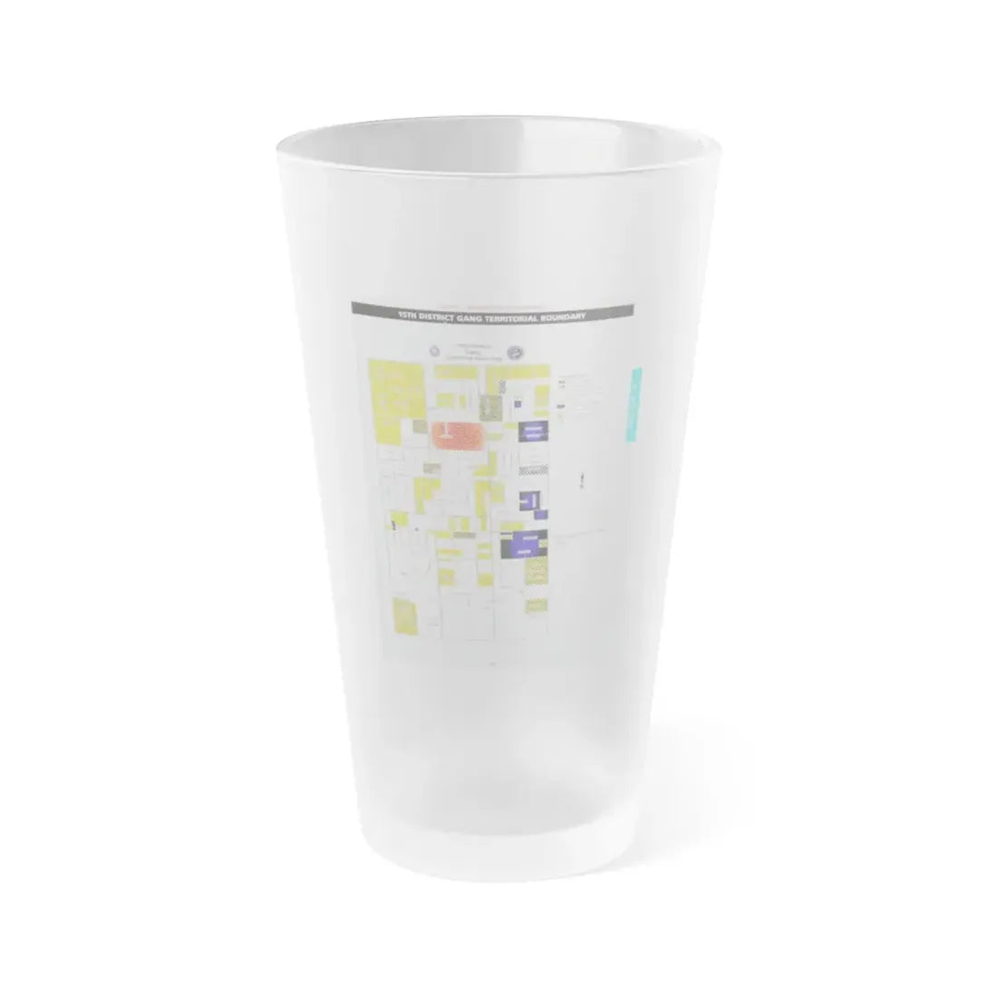 The Chicago Gang Book Page 297 - Frosted Pint Glass 16oz 16oz Frosted - Go Mug Yourself