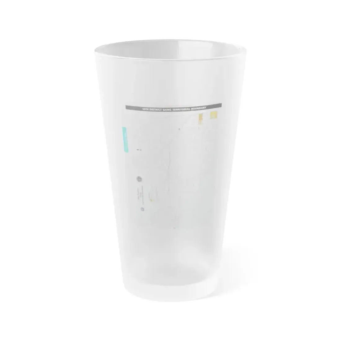 The Chicago Gang Book Page 298 - Frosted Pint Glass 16oz 16oz Frosted - Go Mug Yourself