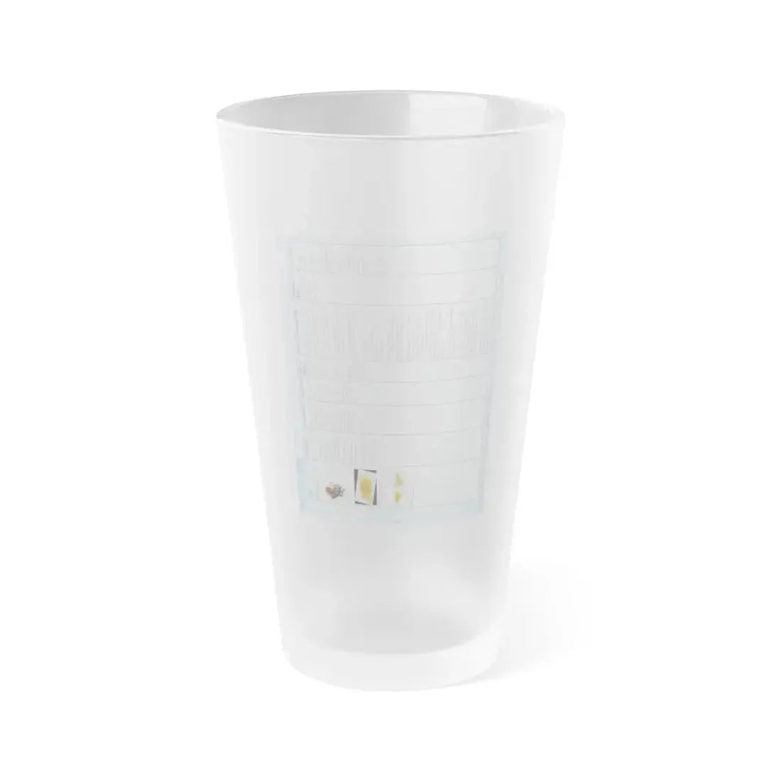 The Chicago Gang Book Page 350 - Frosted Pint Glass 16oz 16oz Frosted - Go Mug Yourself