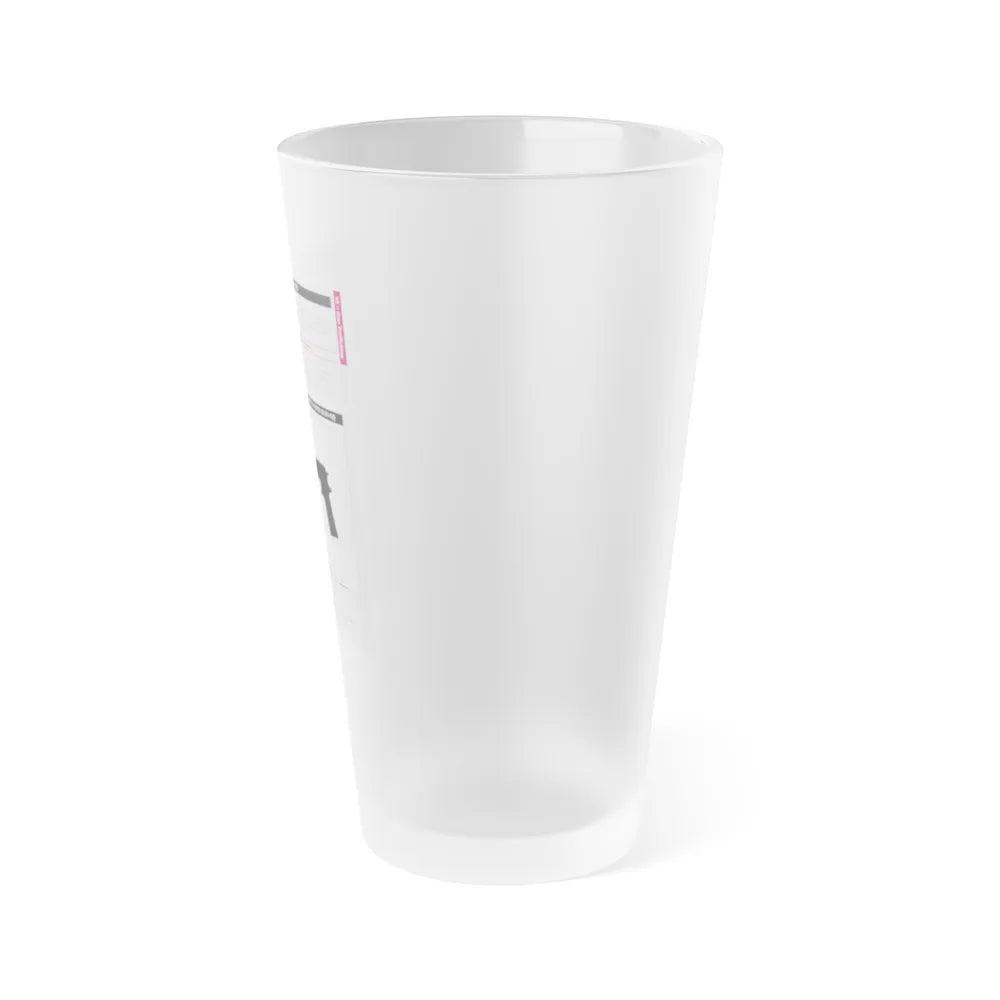 The Chicago Gang Book Page 359 - Frosted Pint Glass 16oz-Go Mug Yourself