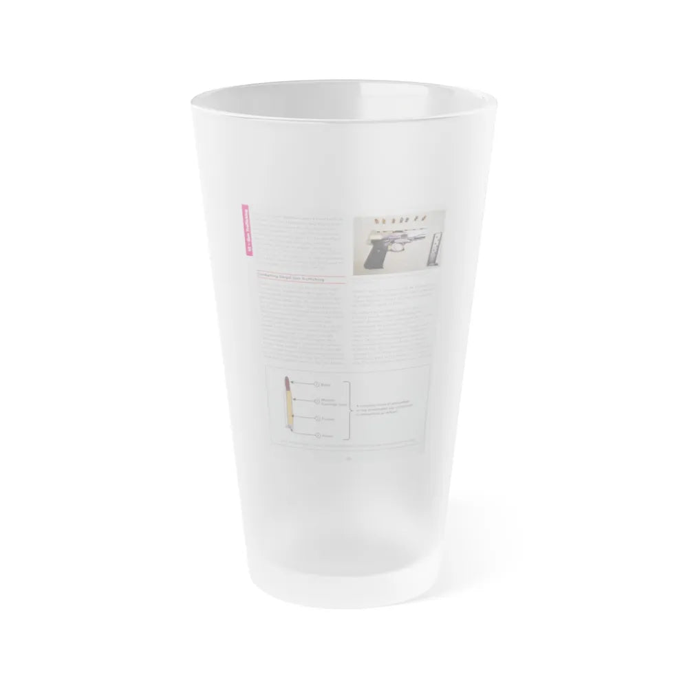 The Chicago Gang Book Page 362 - Frosted Pint Glass 16oz-16oz-Frosted-Go Mug Yourself