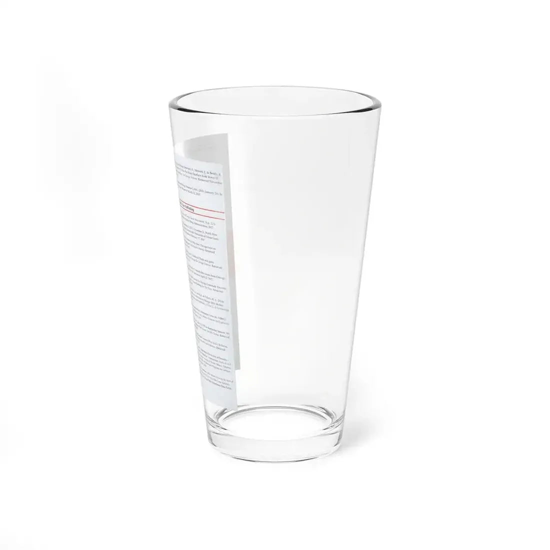 The Chicago Gang Book Page 384 - Pint Glass 16oz - Go Mug Yourself