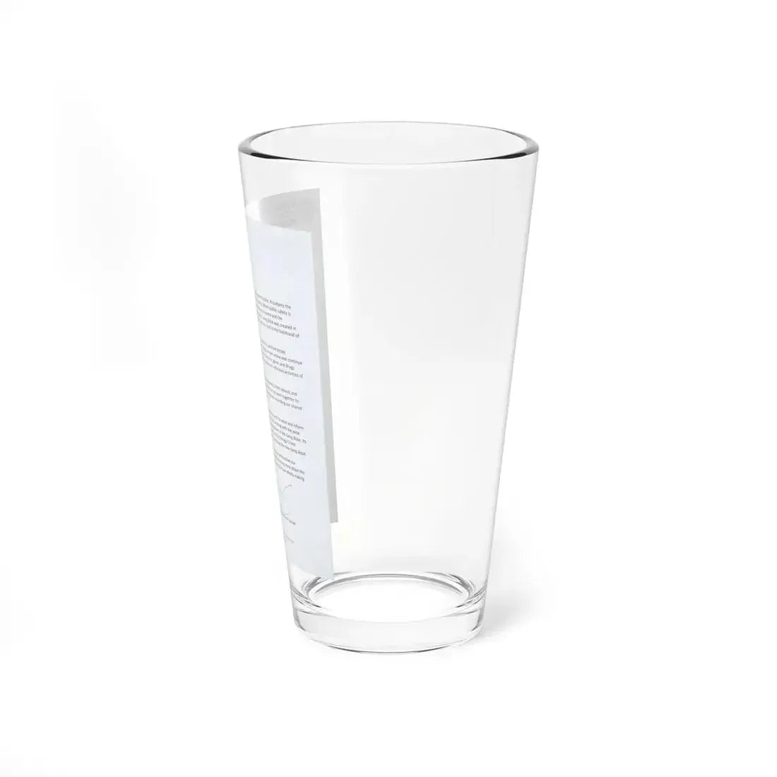 The Chicago Gang Book Page 4 - Pint Glass 16oz - Go Mug Yourself