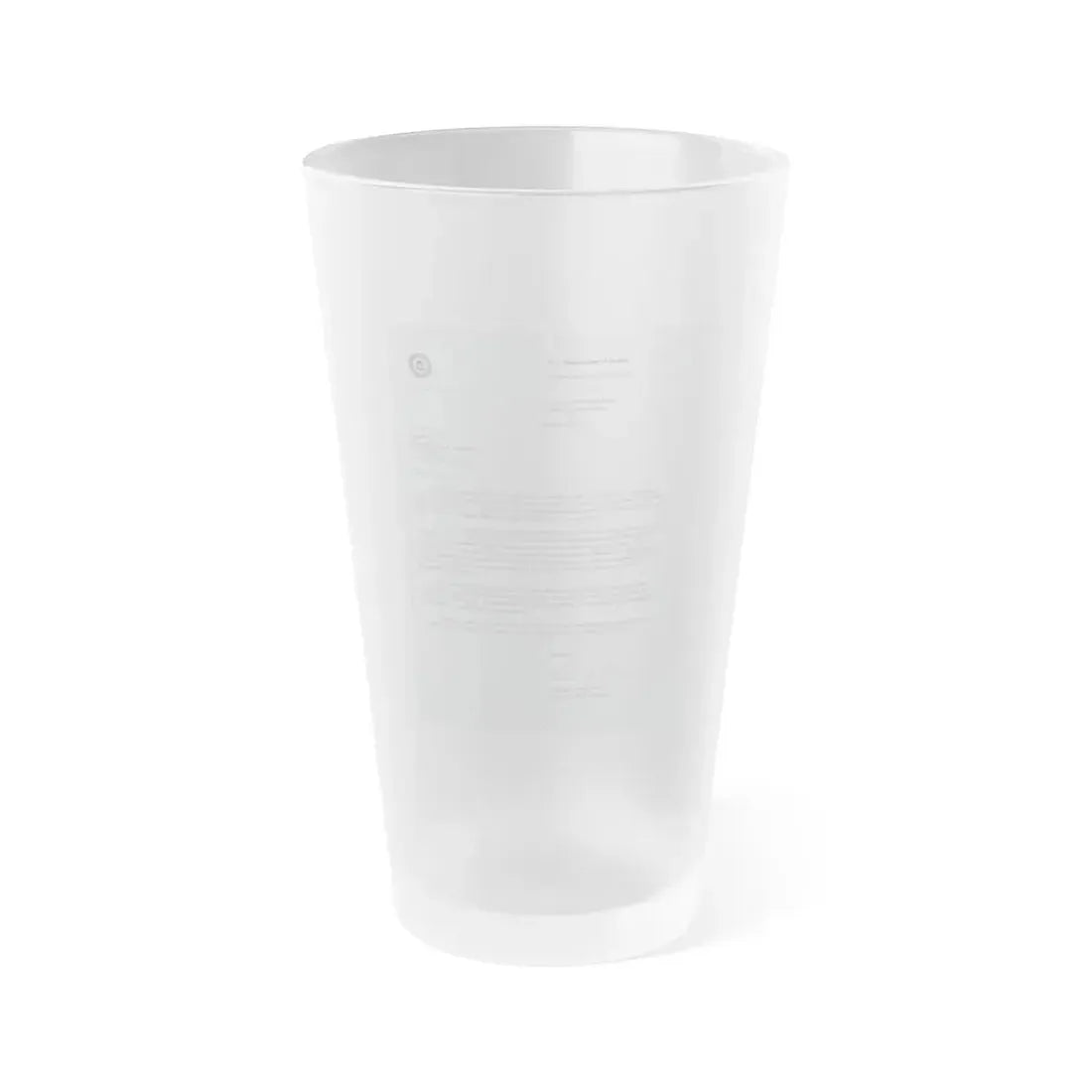 The Chicago Gang Book Page 5 - Frosted Pint Glass 16oz 16oz Frosted - Go Mug Yourself