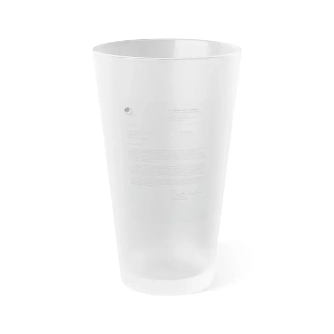 The Chicago Gang Book Page 6 - Frosted Pint Glass 16oz 16oz Frosted - Go Mug Yourself