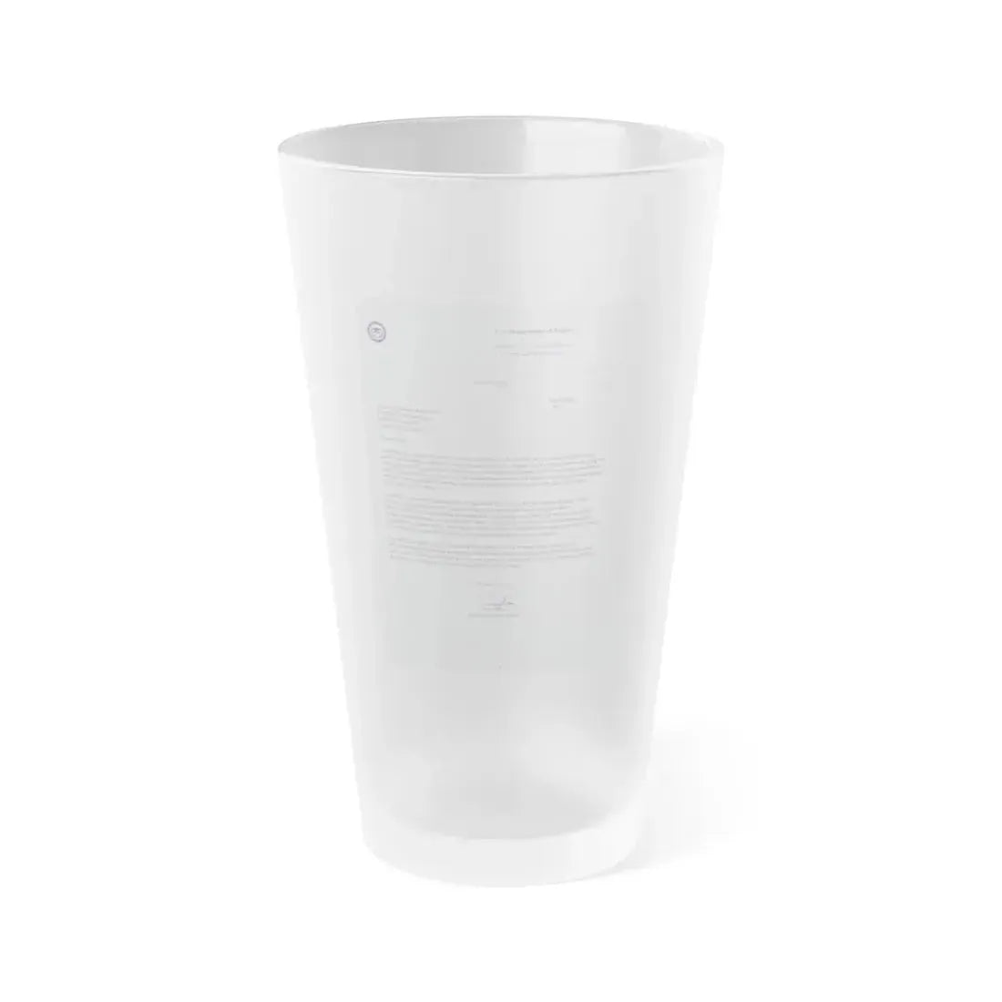 The Chicago Gang Book Page 7 - Frosted Pint Glass 16oz 16oz Frosted - Go Mug Yourself