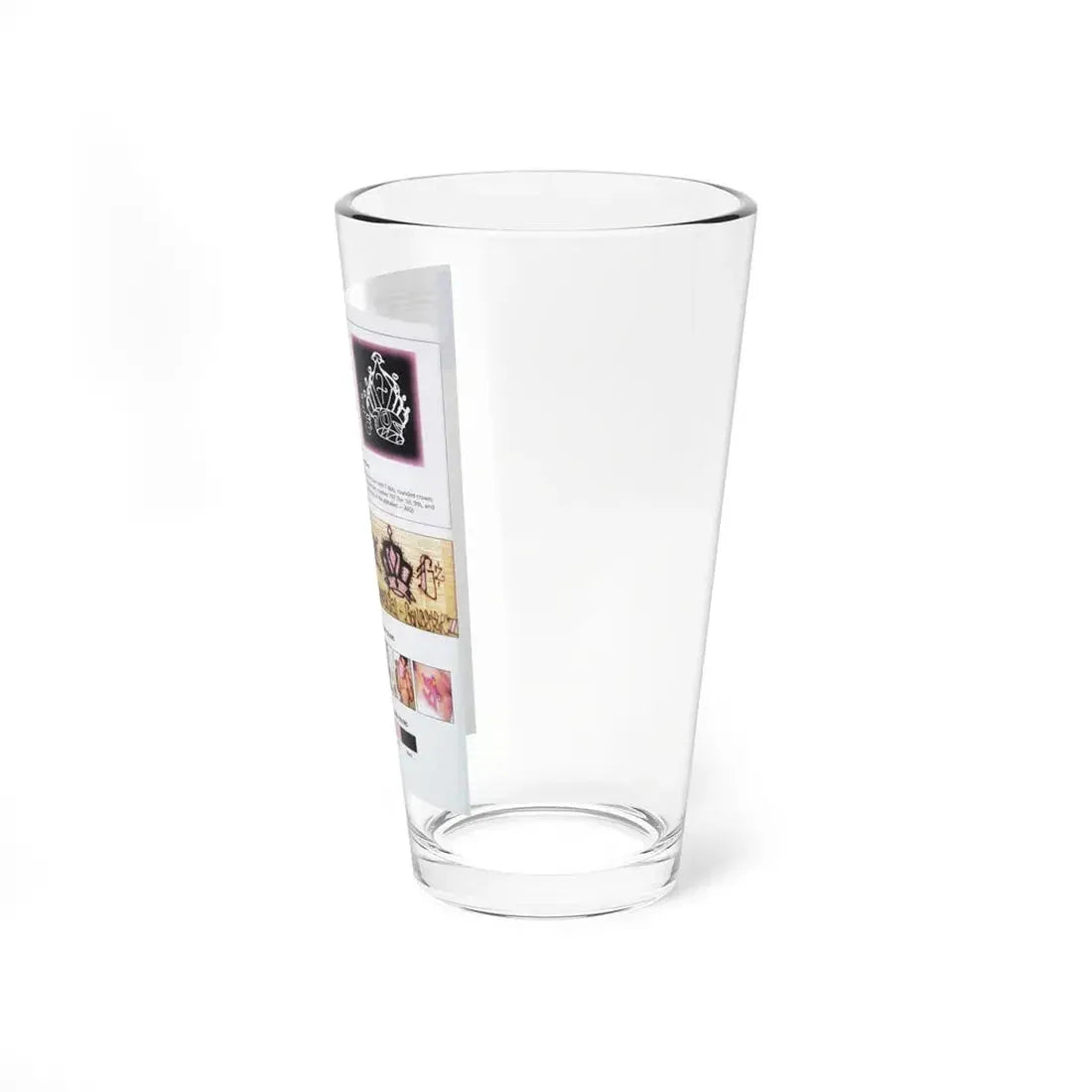 The Chicago Gang Book Page 70 - Imperial Gangsters Identifiers - Pint Glass 16oz - Go Mug Yourself