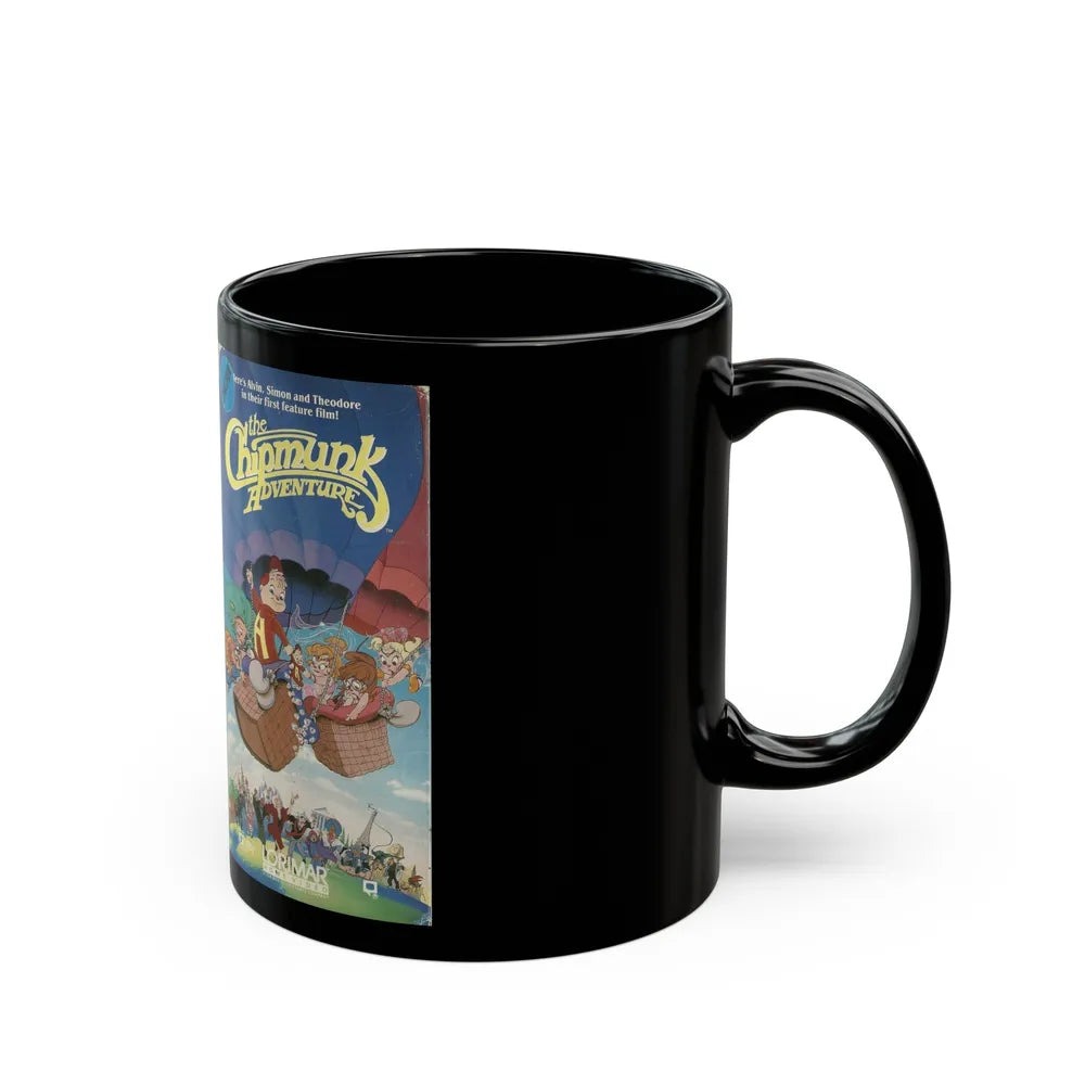THE CHIPMUNK ADVENTURE (VHS COVER) - Black Coffee Mug-Go Mug Yourself