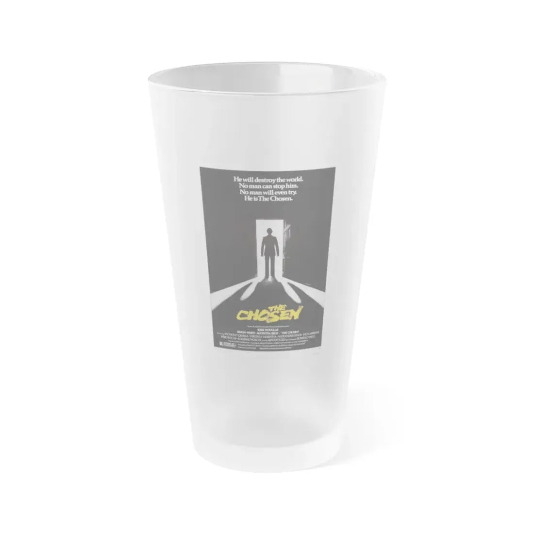 THE CHOSEN 1981 Movie Poster - Frosted Pint Glass 16oz 16oz Frosted - Go Mug Yourself