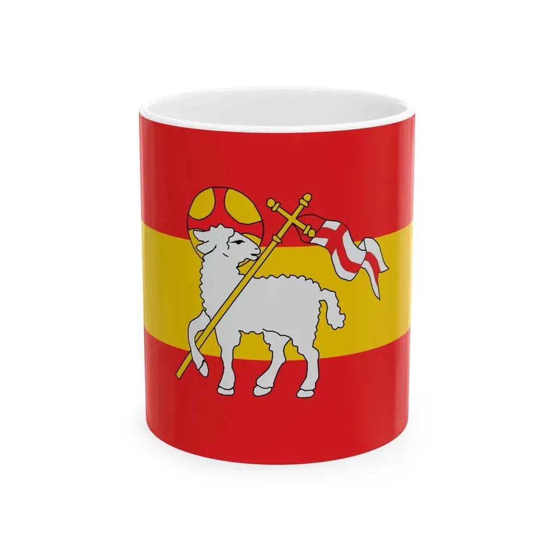 The Civil Ensign of the Armenian nation (Armenia) White Coffee Mug 11oz - Go Mug Yourself