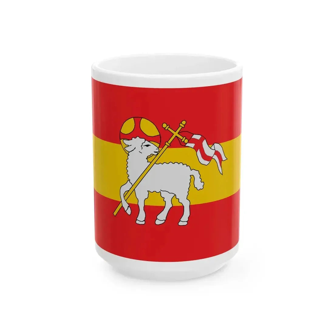 The Civil Ensign of the Armenian nation (Armenia) White Coffee Mug 15oz - Go Mug Yourself