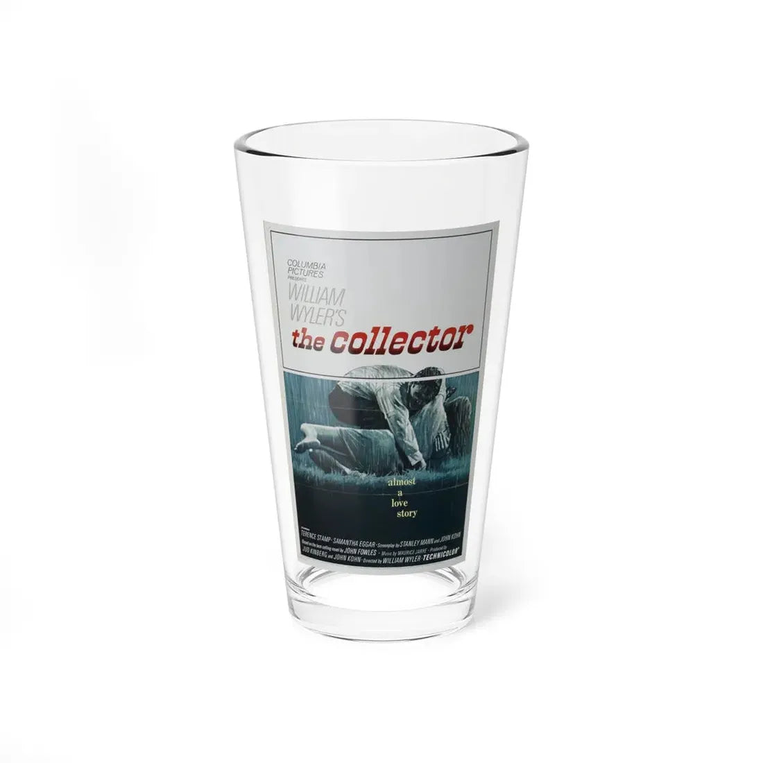 THE COLLECTOR 1965 Movie Poster - Pint Glass 16oz 16oz - Go Mug Yourself
