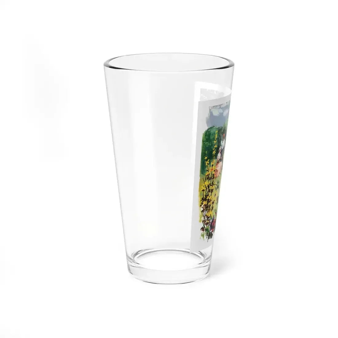 The Colour Of Summer by Lois T. Henderson, Woman's Realm Magazine, 1960 (Magazine Illustration) Pint Glass 16oz - Go Mug Yourself