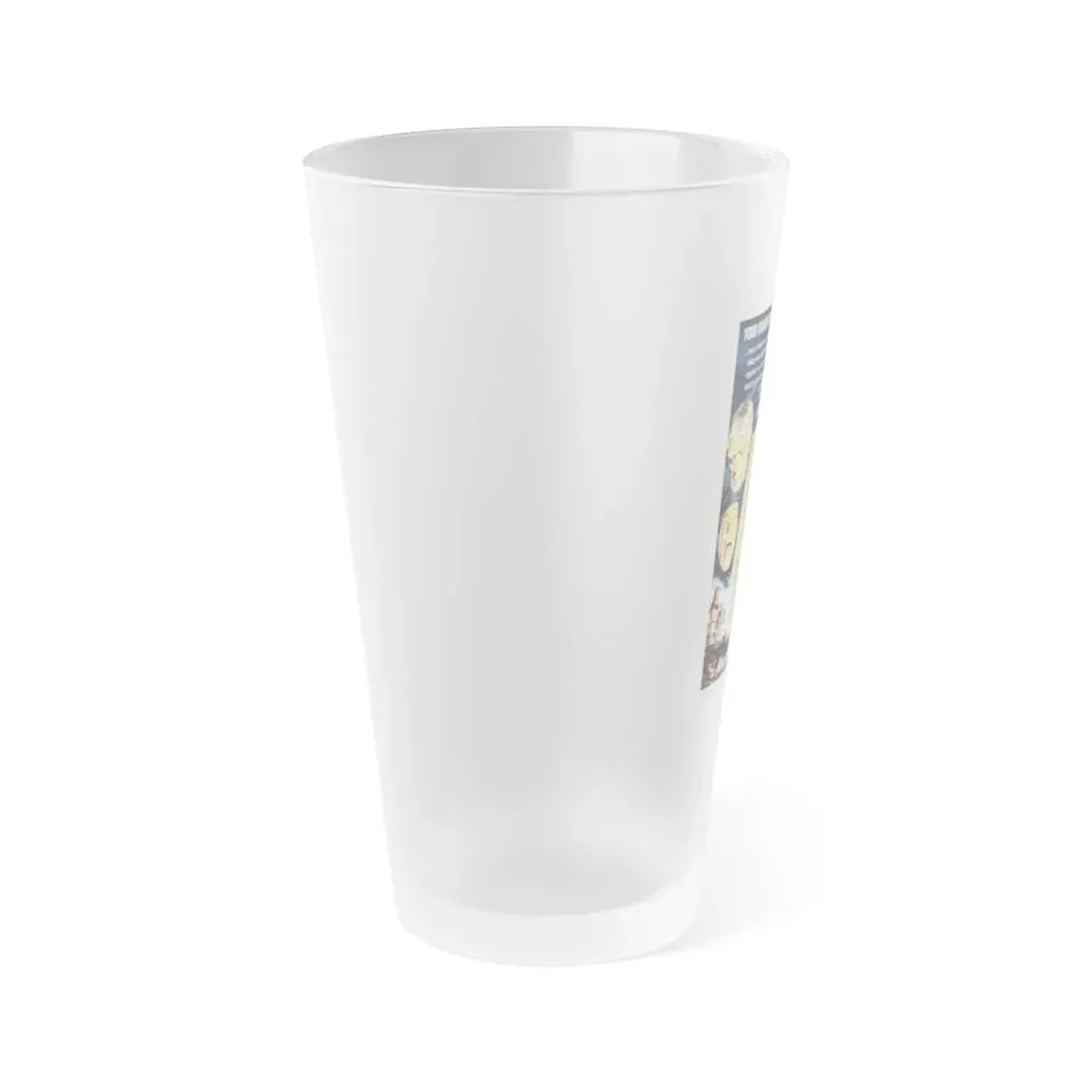 THE COMEDY OF TERRORS 1963 Movie Poster - Frosted Pint Glass 16oz - Go Mug Yourself