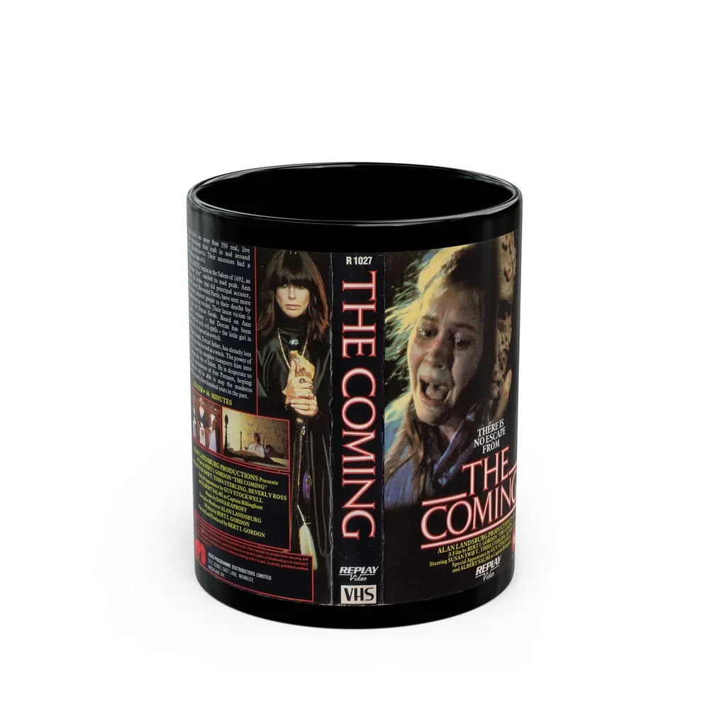 THE COMING (VHS COVER) - Black Coffee Mug-11oz-Go Mug Yourself