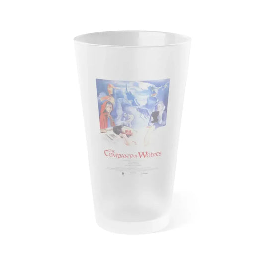 THE COMPANY OF WOLVES 1984 Movie Poster - Frosted Pint Glass 16oz 16oz Frosted - Go Mug Yourself