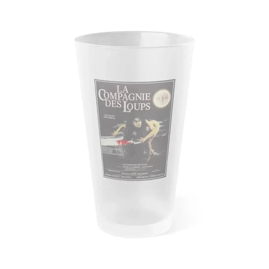 THE COMPANY OF WOLVES (FRENCH) 1984 Movie Poster - Frosted Pint Glass 16oz 16oz Frosted - Go Mug Yourself