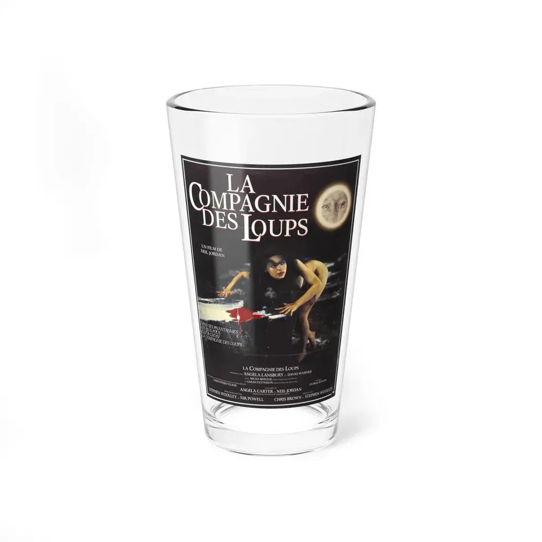 THE COMPANY OF WOLVES (FRENCH) 1984 Movie Poster - Pint Glass 16oz 16oz - Go Mug Yourself