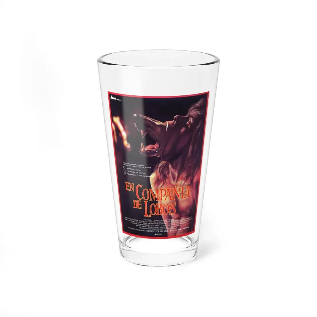 THE COMPANY OF WOLVES (SPANISH) 1984 Movie Poster - Pint Glass 16oz 16oz - Go Mug Yourself