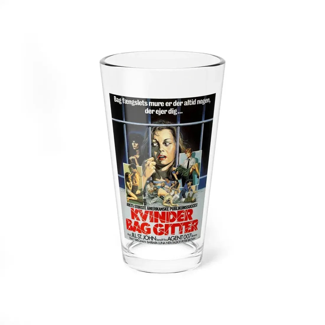 THE CONCRETE JUNGLE (DENMARK) 1982 Movie Poster - Pint Glass 16oz 16oz - Go Mug Yourself