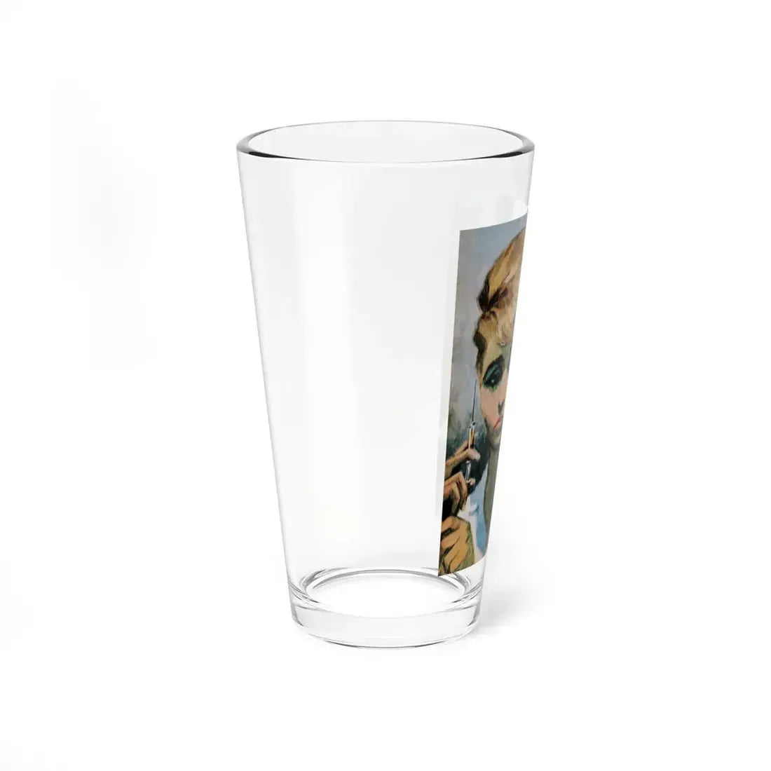 The Convict, Woman's Day with Woman, March 23, 1964 (Magazine Illustration) Pint Glass 16oz - Go Mug Yourself