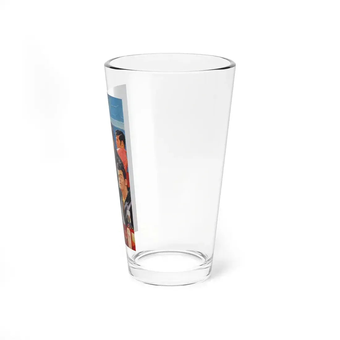 The Cop Was Scared!, 1957 (Magazine Illustration) Pint Glass 16oz - Go Mug Yourself