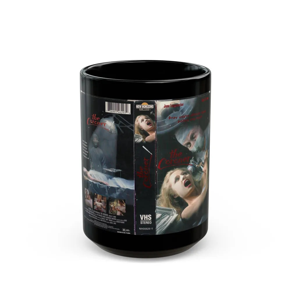 THE CORONER (VHS COVER) - Black Coffee Mug-15oz-Go Mug Yourself