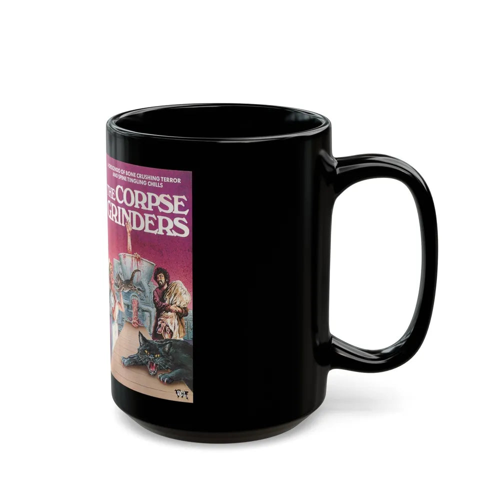 THE CORPSE GRINDERS (VHS COVER) - Black Coffee Mug-Go Mug Yourself
