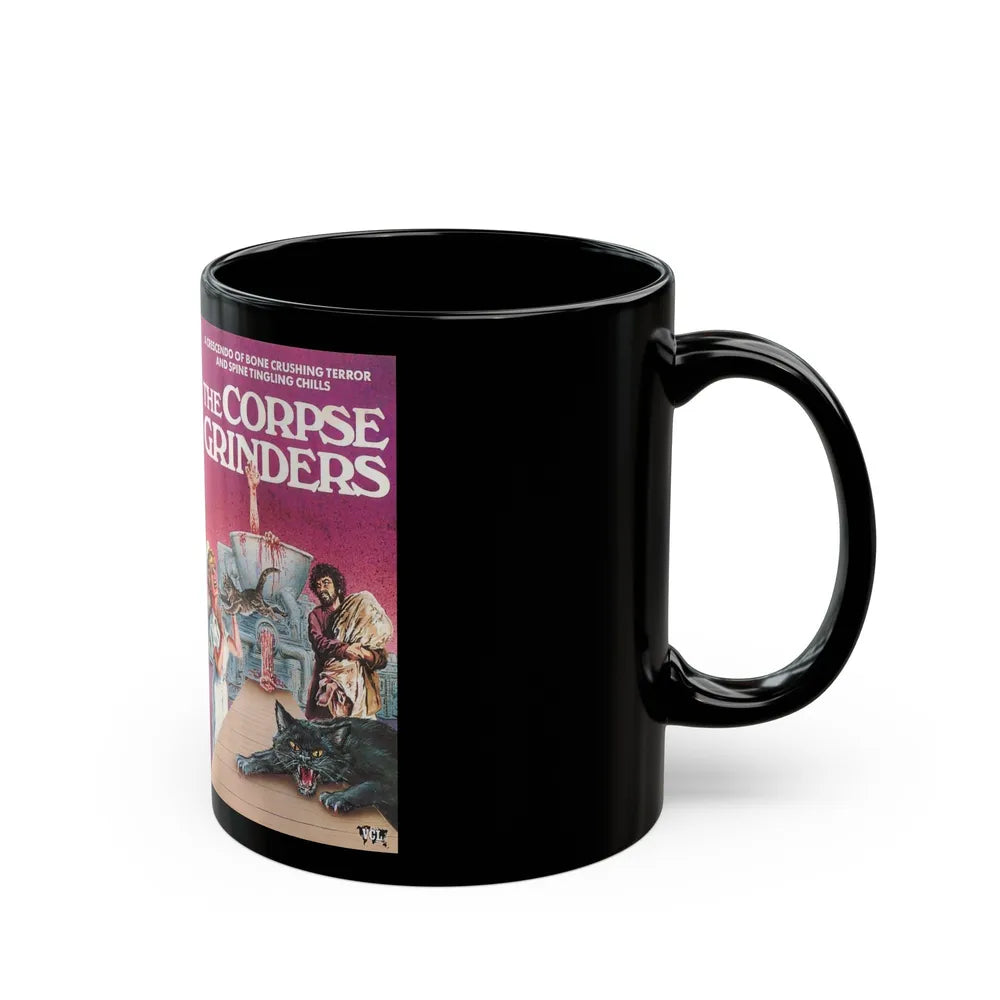 THE CORPSE GRINDERS (VHS COVER) - Black Coffee Mug-Go Mug Yourself