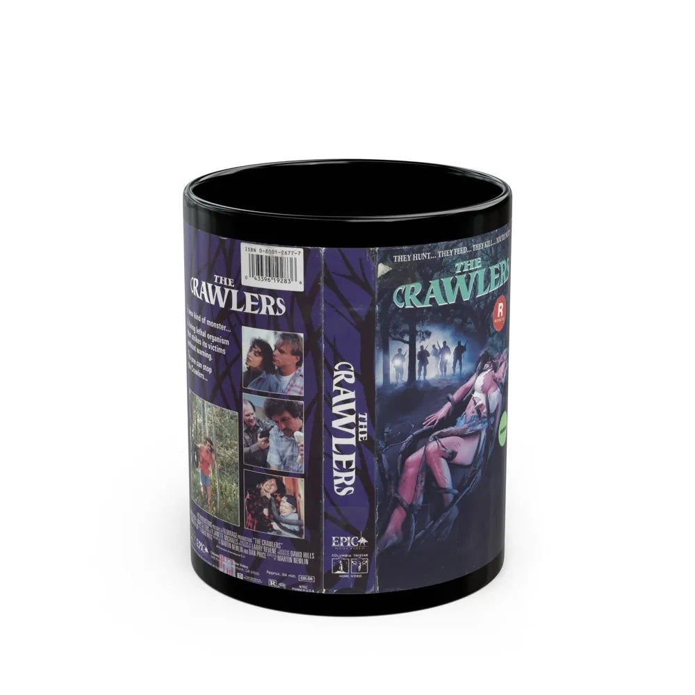 THE CRAWLERS (VHS COVER) - Black Coffee Mug-11oz-Go Mug Yourself