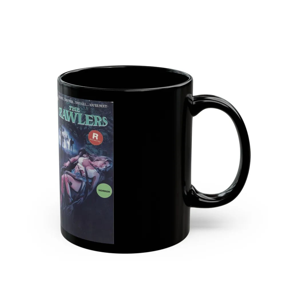 THE CRAWLERS (VHS COVER) - Black Coffee Mug-Go Mug Yourself