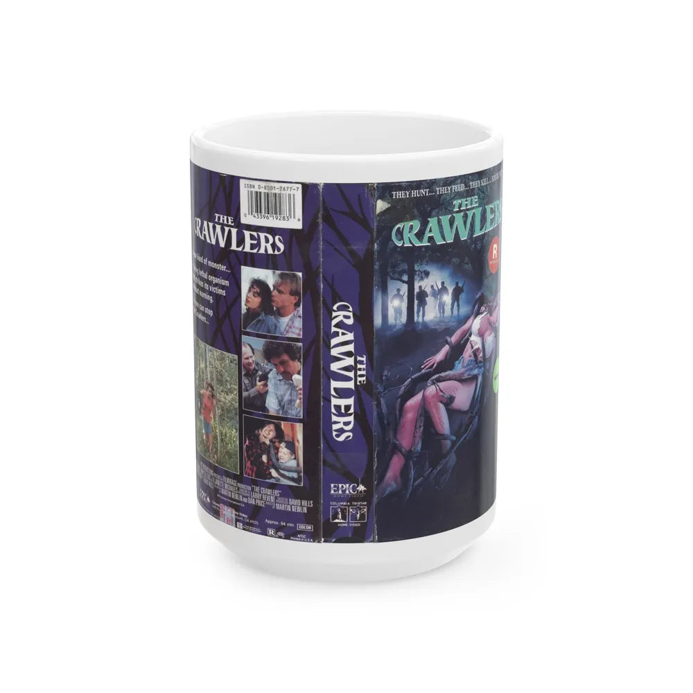 THE CRAWLERS (VHS COVER) - White Coffee Mug-15oz-Go Mug Yourself